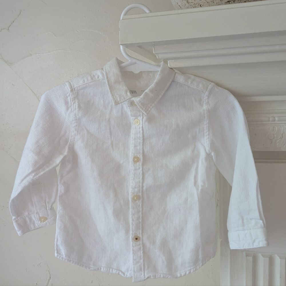 Zara | Cotton Button down White Shirt